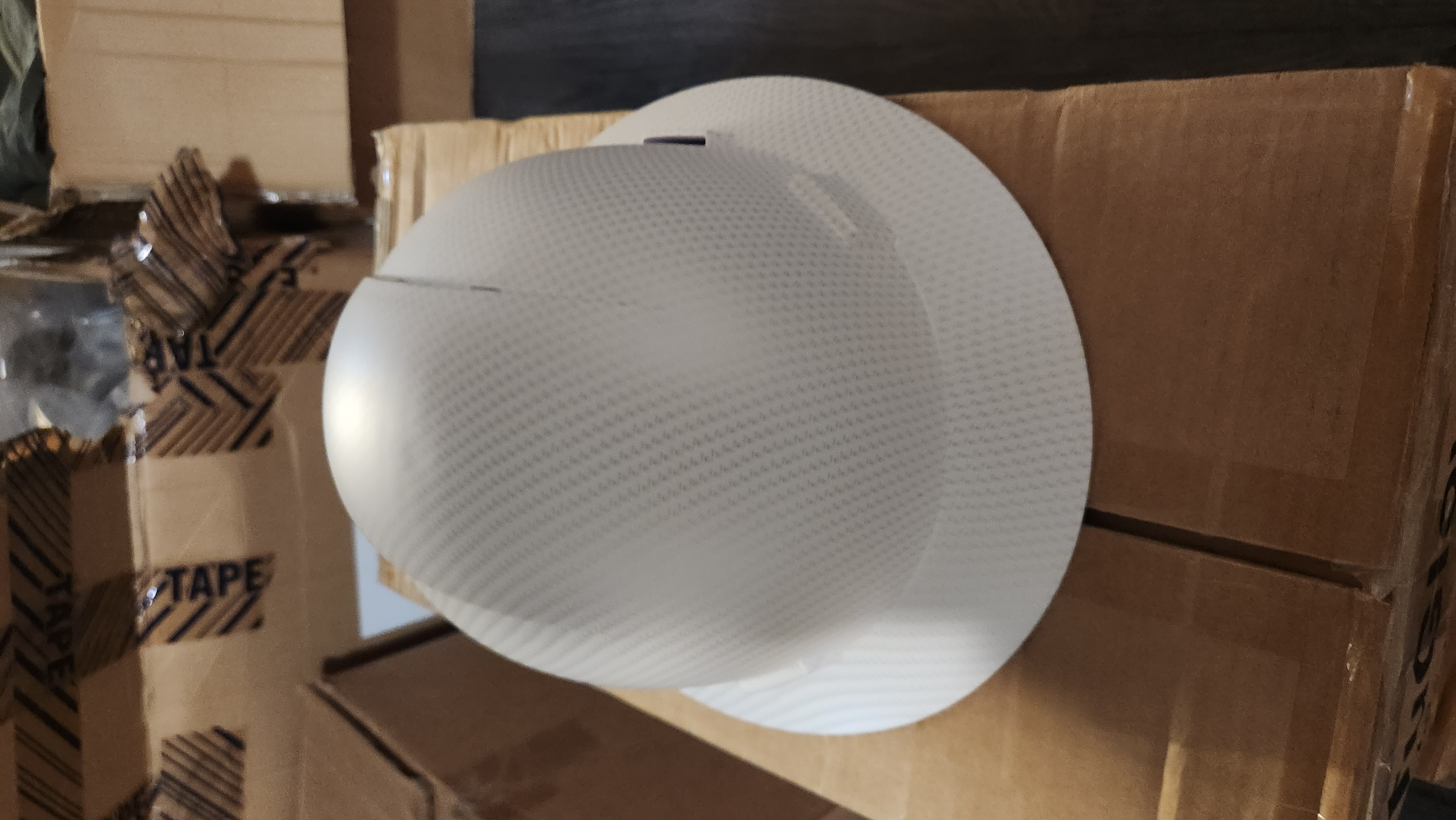 White-carbon fiver Hard Hats