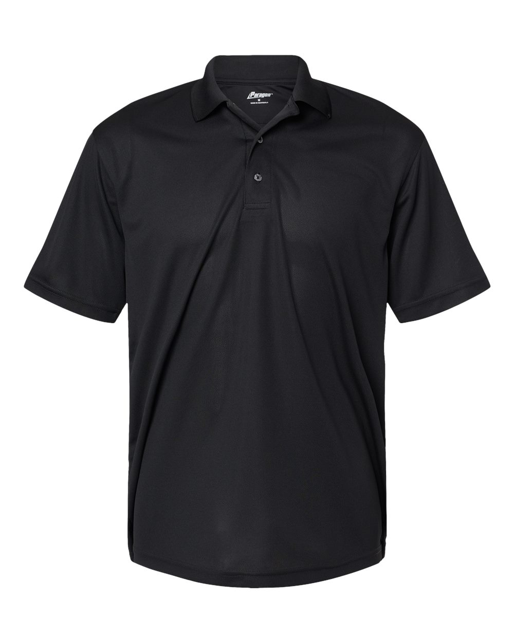 Black Men's Saratoga Performance Mini Mesh Polo