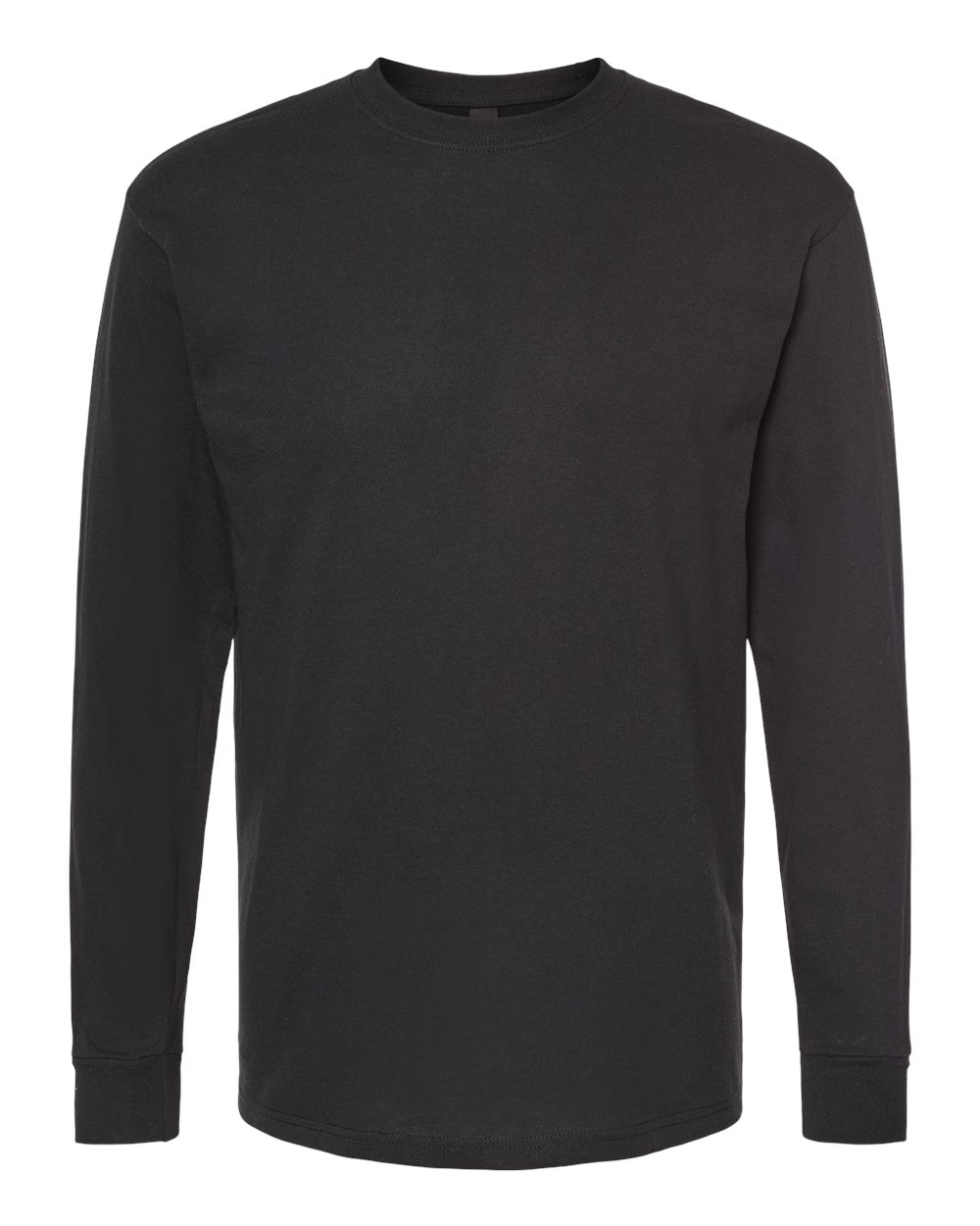 Black M&O 4820 Unisex Gold Soft Touch Long Sleeve T-Shirt