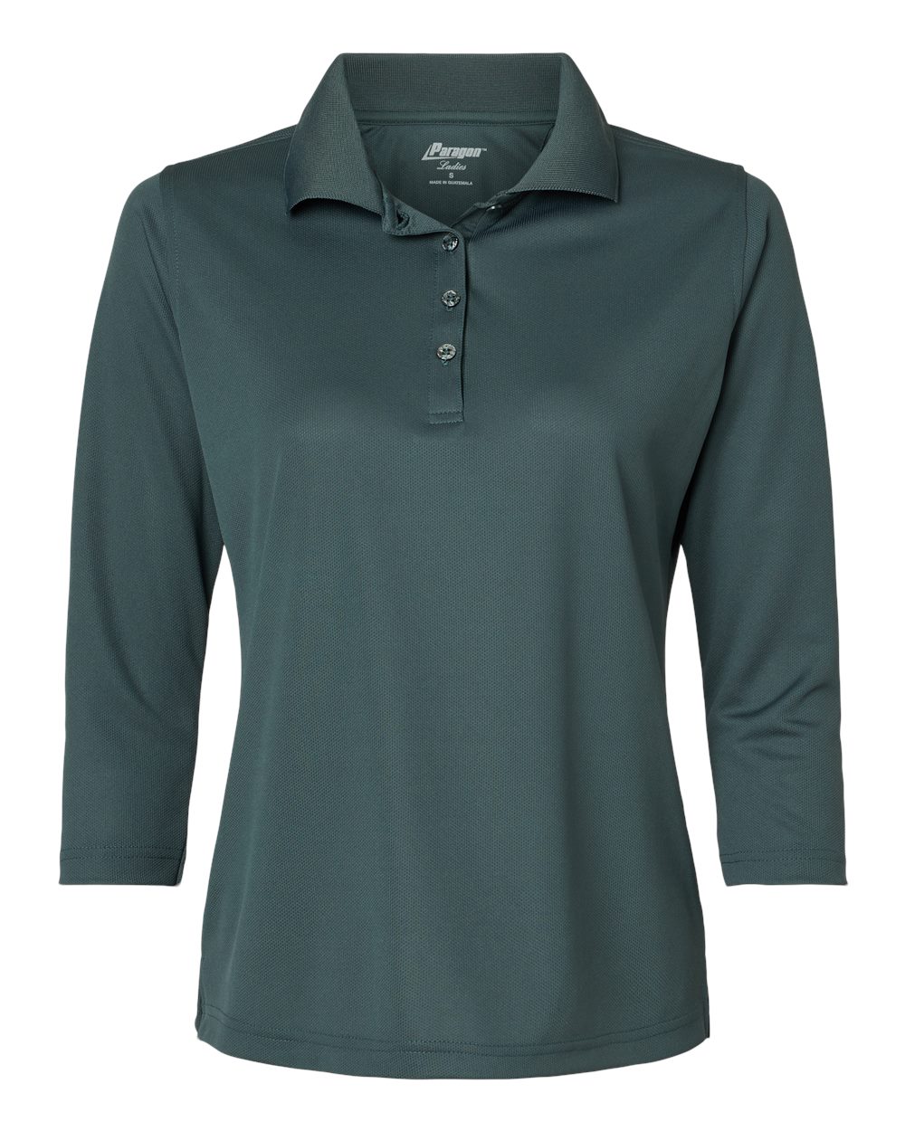 Carbon Women's Lady Palm Three-Quarter Sleeve Polo