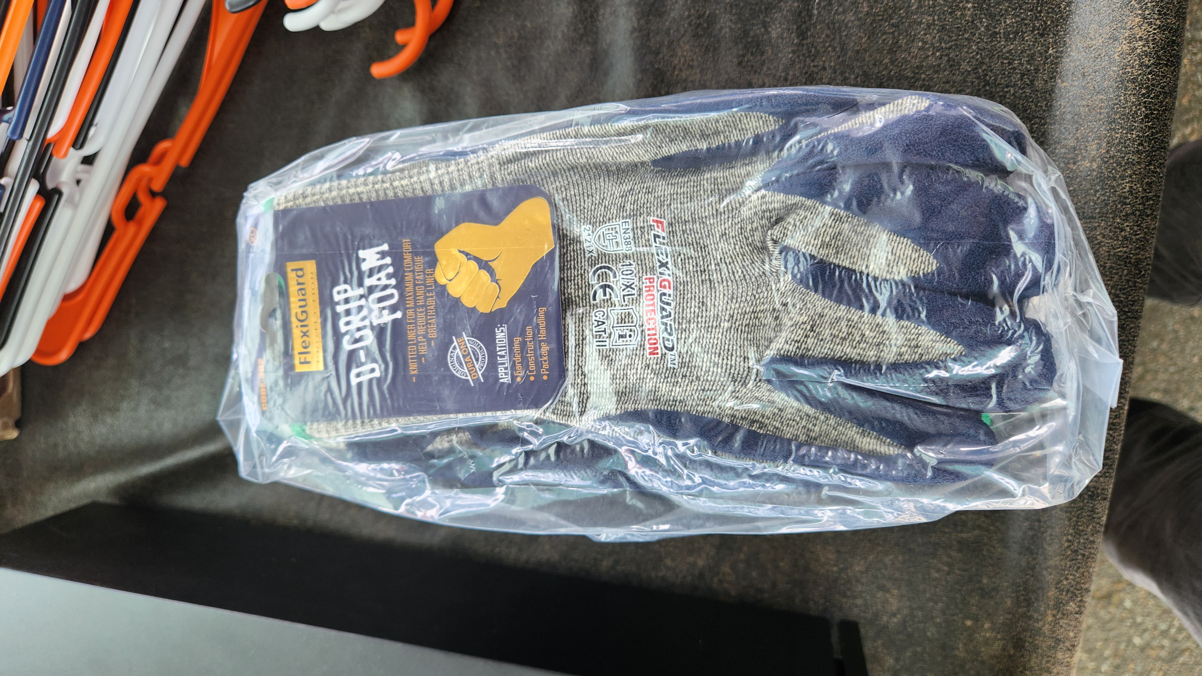 TuGlow 304 Work Gloves, 302GREY/BLUE, gallery view 1 of 3