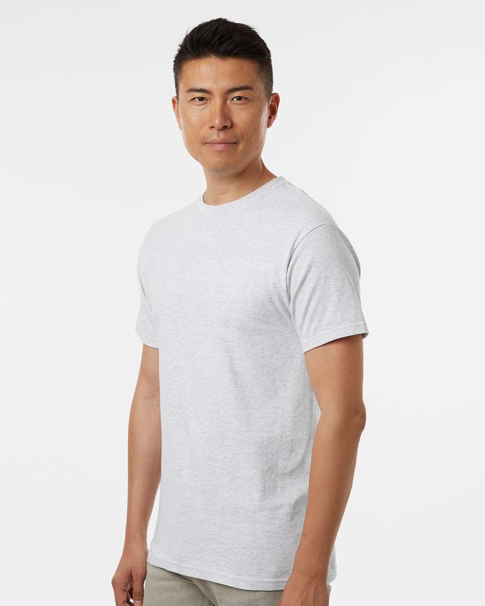 M&O 4800 Short Sleeve T-Shirt, Ash product view