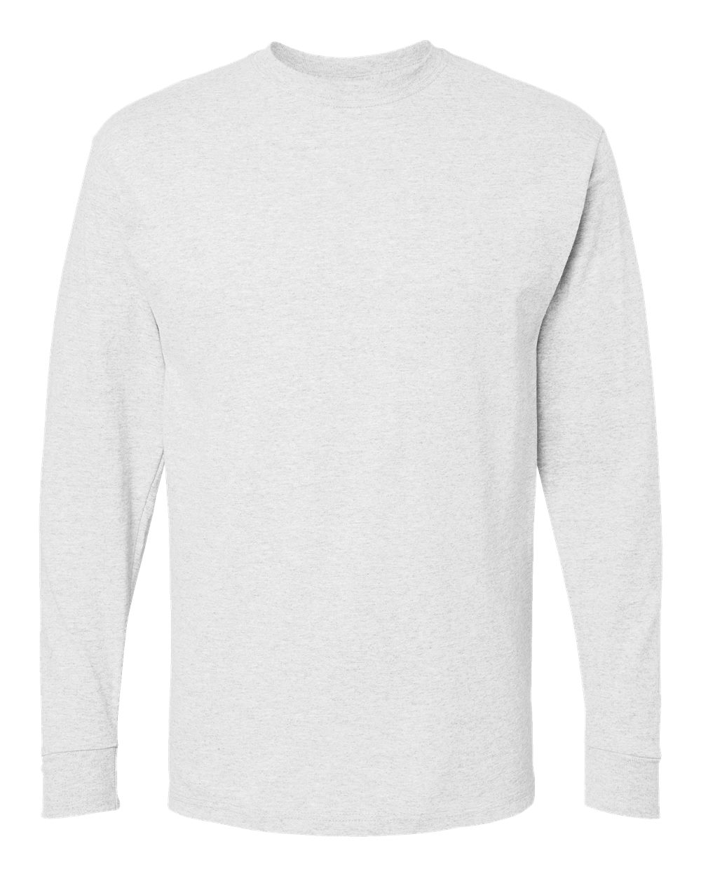 M&O 4820 Unisex Gold Soft Touch Long Sleeve T-Shirt, Ash product view
